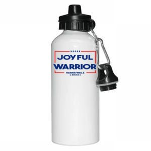 Joyful Warrior For Kamala Harris Tim Walz 2024 Aluminum Water Bottle