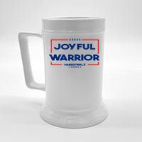 Joyful Warrior For Kamala Harris Tim Walz 2024 Beer Stein