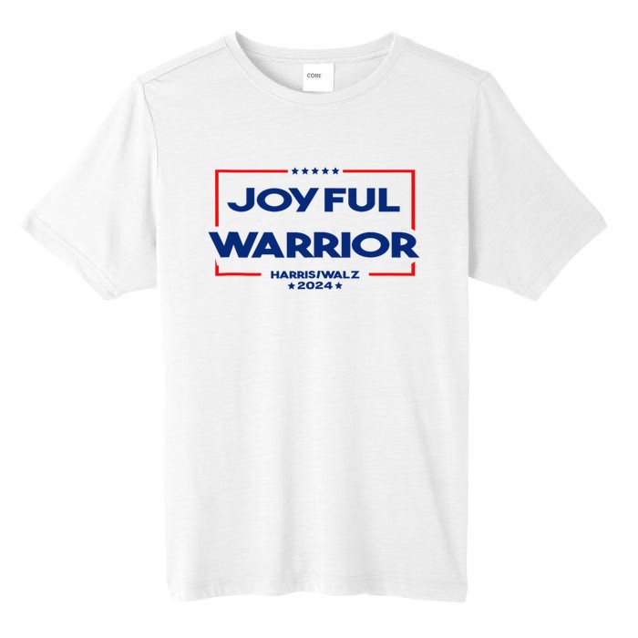 Joyful Warrior For Kamala Harris Tim Walz 2024 Tall Fusion ChromaSoft Performance T-Shirt