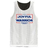 Joyful Warrior For Kamala Harris Tim Walz 2024 Mesh Reversible Basketball Jersey Tank