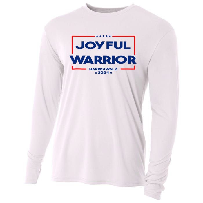 Joyful Warrior For Kamala Harris Tim Walz 2024 Cooling Performance Long Sleeve Crew