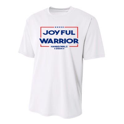 Joyful Warrior For Kamala Harris Tim Walz 2024 Performance Sprint T-Shirt