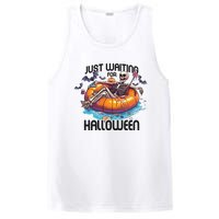 Just Waiting For Halloween Skeleton Funny PosiCharge Competitor Tank