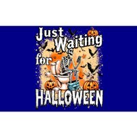 Just Waiting For Halloween Funny Skeleton Halloween Costume Cute Gift Bumper Sticker