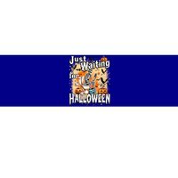 Just Waiting For Halloween Funny Skeleton Halloween Costume Cute Gift Bumper Sticker