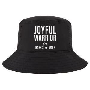 Joyful Warrior For Kamala Harris Tim Walz 2024 Cool Comfort Performance Bucket Hat