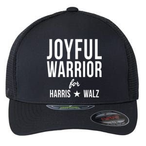 Joyful Warrior For Kamala Harris Tim Walz 2024 Flexfit Unipanel Trucker Cap