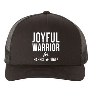 Joyful Warrior For Kamala Harris Tim Walz 2024 Yupoong Adult 5-Panel Trucker Hat