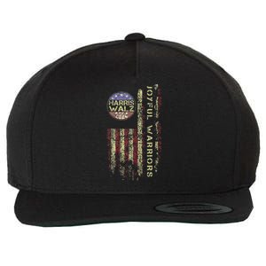 Joyful Warrior For Kamala Harris Tim Walz 2024 Wool Snapback Cap