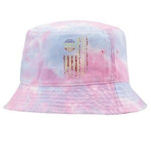 Joyful Warrior For Kamala Harris Tim Walz 2024 Tie-Dyed Bucket Hat