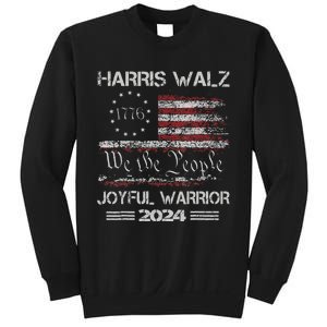 Joyful Warrior For Kamala Harris Tim Walz 2024 Sweatshirt