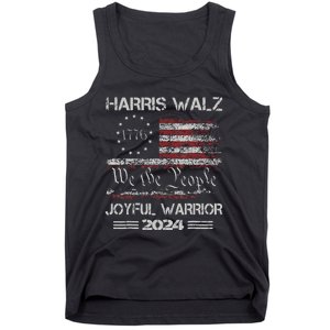 Joyful Warrior For Kamala Harris Tim Walz 2024 Tank Top