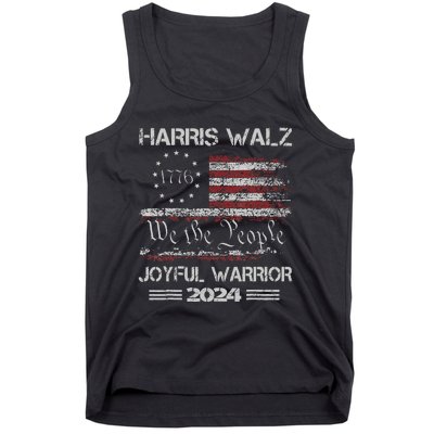 Joyful Warrior For Kamala Harris Tim Walz 2024 Tank Top