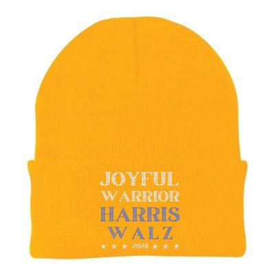 Joyful Warrior For Kamala Harris Tim Walz Waltz 2024 Knit Cap Winter Beanie