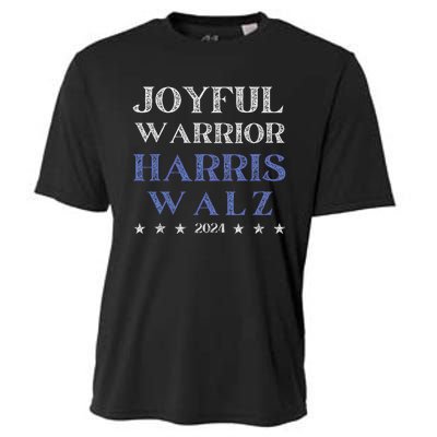 Joyful Warrior For Kamala Harris Tim Walz Waltz 2024 Cooling Performance Crew T-Shirt