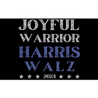 Joyful Warrior For Kamala Harris Tim Walz Waltz 2024 Bumper Sticker