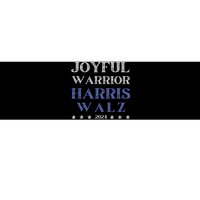 Joyful Warrior For Kamala Harris Tim Walz Waltz 2024 Bumper Sticker