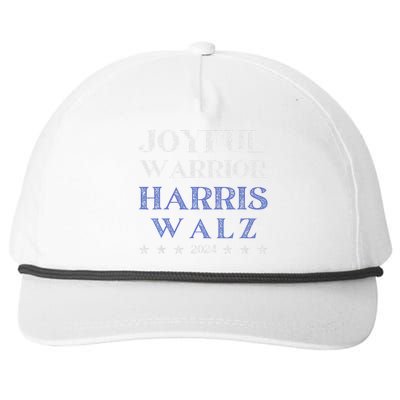 Joyful Warrior For Kamala Harris Tim Walz Waltz 2024 Snapback Five-Panel Rope Hat