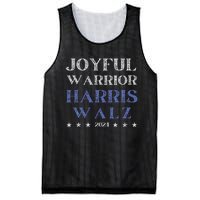 Joyful Warrior For Kamala Harris Tim Walz Waltz 2024 Mesh Reversible Basketball Jersey Tank