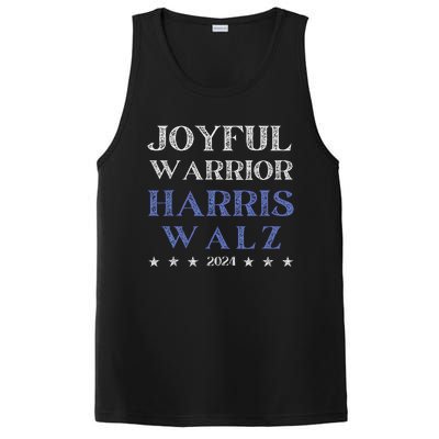 Joyful Warrior For Kamala Harris Tim Walz Waltz 2024 PosiCharge Competitor Tank