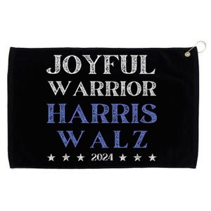 Joyful Warrior For Kamala Harris Tim Walz Waltz 2024 Grommeted Golf Towel