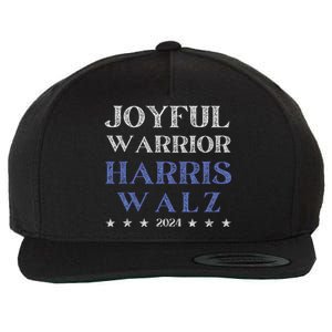 Joyful Warrior For Kamala Harris Tim Walz Waltz 2024 Wool Snapback Cap