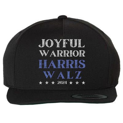 Joyful Warrior For Kamala Harris Tim Walz Waltz 2024 Wool Snapback Cap