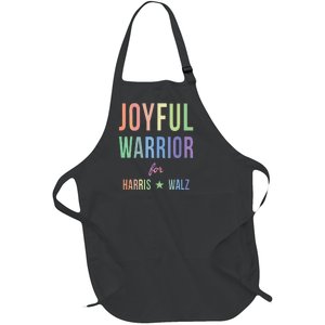 Joyful Warrior For Kamala Harris Tim Walz 2024 Full-Length Apron With Pockets