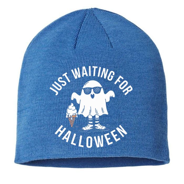 Just Waiting For Halloween Gift Sustainable Beanie