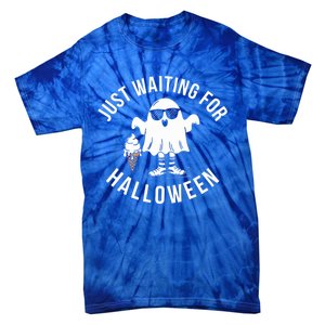 Just Waiting For Halloween Gift Tie-Dye T-Shirt