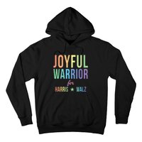 Joyful Warrior For Kamala Harris Tim Walz 2024 Hoodie