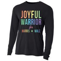 Joyful Warrior For Kamala Harris Tim Walz 2024 Cooling Performance Long Sleeve Crew