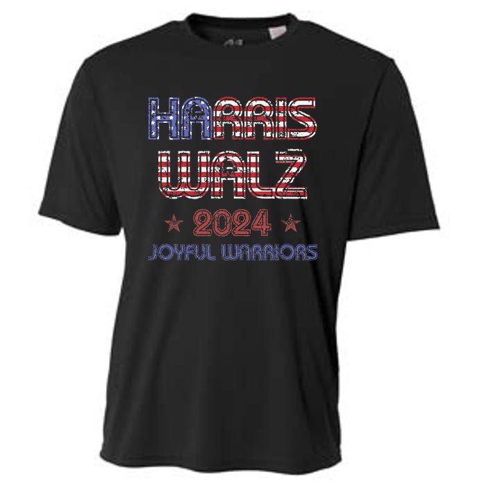 Joyful Warrior For Kamala Harris Tim Walz 2024 Cooling Performance Crew T-Shirt