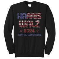 Joyful Warrior For Kamala Harris Tim Walz 2024 Sweatshirt