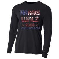 Joyful Warrior For Kamala Harris Tim Walz 2024 Cooling Performance Long Sleeve Crew