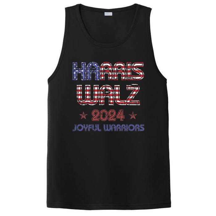 Joyful Warrior For Kamala Harris Tim Walz 2024 PosiCharge Competitor Tank