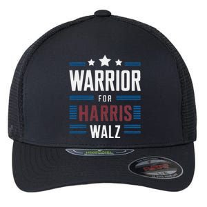 Joyful Warrior For Kamala Harris Tim Walz 2024 Flexfit Unipanel Trucker Cap