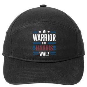 Joyful Warrior For Kamala Harris Tim Walz 2024 7-Panel Snapback Hat