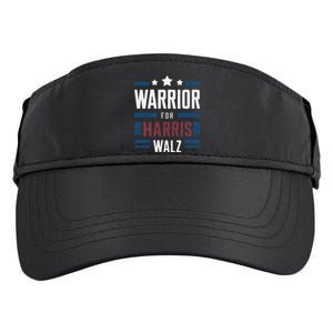 Joyful Warrior For Kamala Harris Tim Walz 2024 Adult Drive Performance Visor