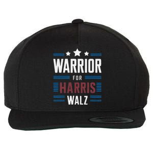 Joyful Warrior For Kamala Harris Tim Walz 2024 Wool Snapback Cap