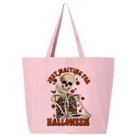 Just Waiting For Halloween Skeleton Fall Spooky 25L Jumbo Tote