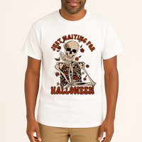 Just Waiting For Halloween Skeleton Fall Spooky Tall T-Shirt