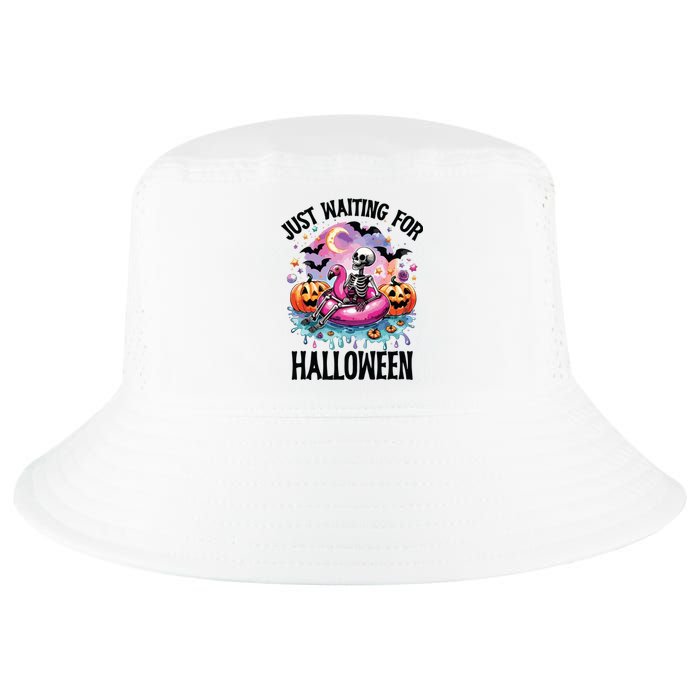 Just Waiting For Halloween Funny Halloween Cool Comfort Performance Bucket Hat