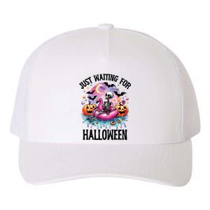 Just Waiting For Halloween Funny Halloween Yupoong Adult 5-Panel Trucker Hat