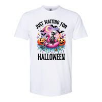 Just Waiting For Halloween Funny Halloween Softstyle CVC T-Shirt