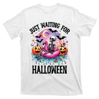 Just Waiting For Halloween Funny Halloween T-Shirt