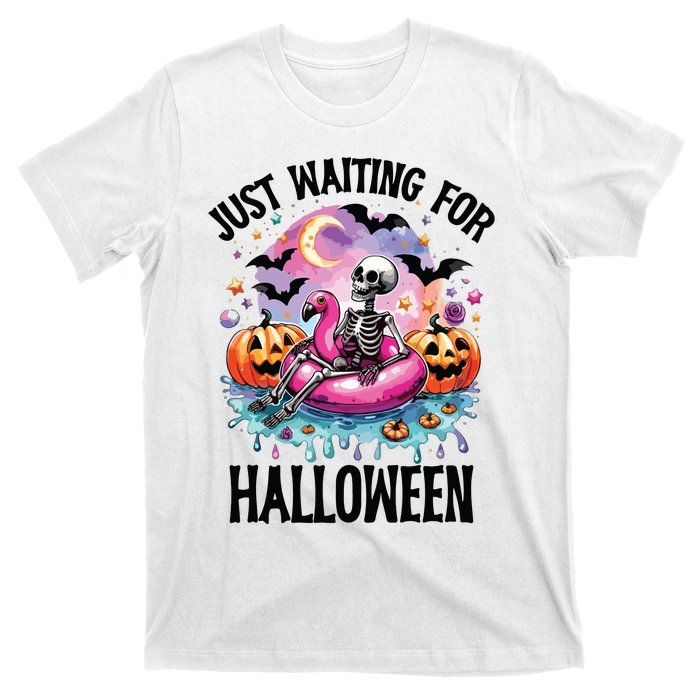 Just Waiting For Halloween Funny Halloween T-Shirt