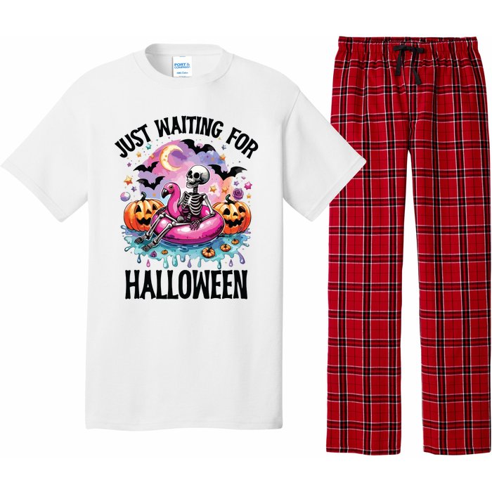 Just Waiting For Halloween Funny Halloween Pajama Set