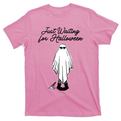 Just Waiting For Halloween Spooky Ghost Summer Halloween T-Shirt