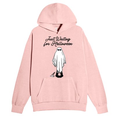 Just Waiting For Halloween Spooky Ghost Summer Halloween Urban Pullover Hoodie